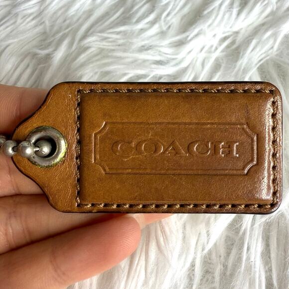 2.5" COACH Fob Bag Charm Hang tag Hangtag - Picture 1 of 2